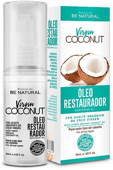 Multifunctional Coconut Oil - Be Natural Virgin Coconut Repair Oil — photo N1