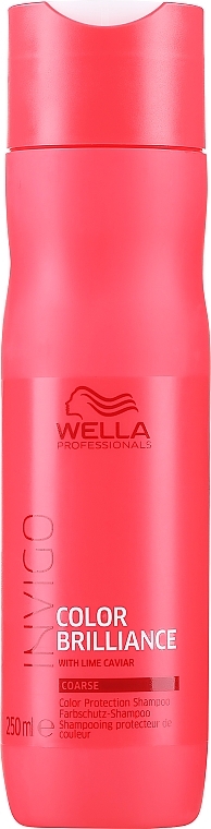 Color Protection Shampoo for Colored & Coarse Hair - Wella Professionals Invigo Brilliance Coarse Hair Shampoo — photo N3