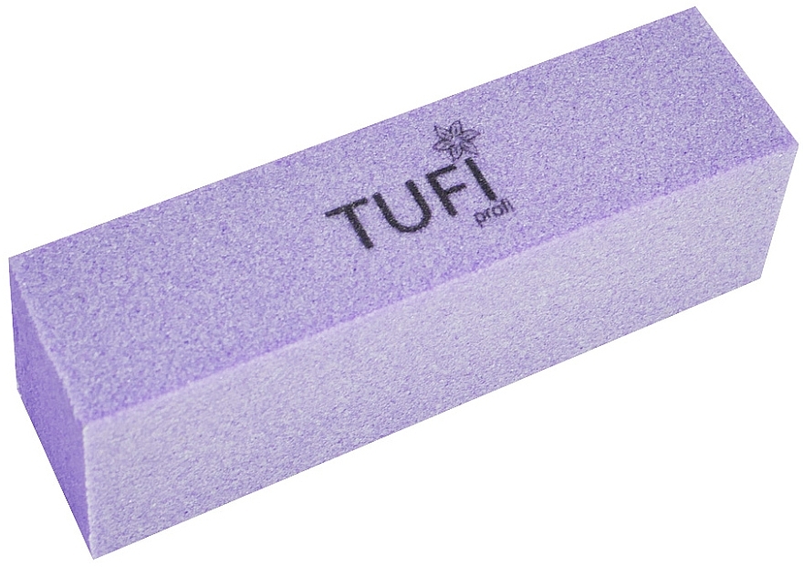 Nail Buffer 150/150 grit, purple, 10 pcs - Tufi Profi Premium — photo N1