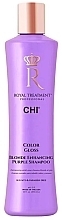 Fragrances, Perfumes, Cosmetics Anti-Yellow Shampoo - Chi Royal Treatment Color Gloss Blonde Enhancing Purple Shampoo