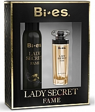 Fragrances, Perfumes, Cosmetics Bi-Es Lady Secret Fame - Set (edp/50ml + deo/150ml)