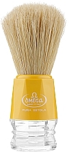 Fragrances, Perfumes, Cosmetics Shaving Brush, 10018, yellow - Omega