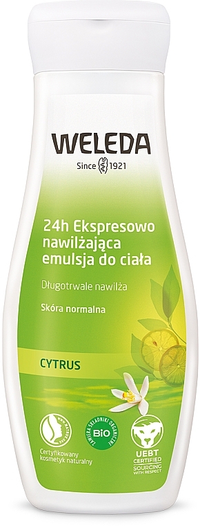 Citrus Body Lotion - Weleda Hydrating Body Lotion Citrus — photo N1