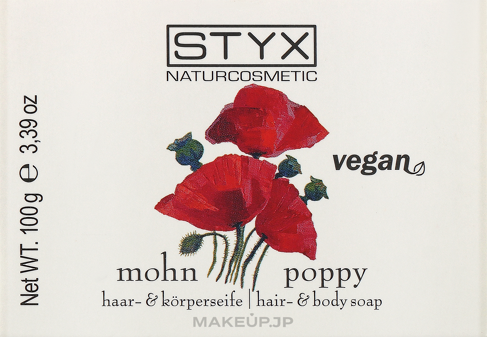 Poppy Hair & Body Soap - Styx Naturcosmetic Poppy Hair & Body Soap — photo 100 g