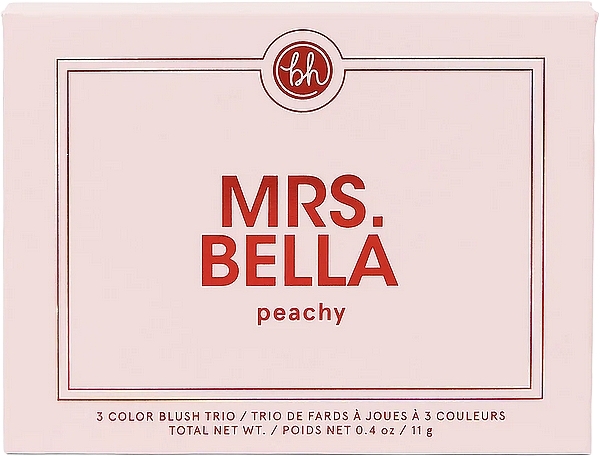 Blush Palette - BH Cosmetics Mrs. Bella Blush Palette — photo N3