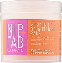 Fragrances, Perfumes, Cosmetics Vitamin C Face Pads - NIP + FAB Vitamin C Fix Brightening Pads