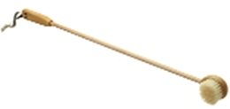 Stiff Natural Bristles Long Brush, 52 cm - Hydrea London Long Back Scratcher — photo N1