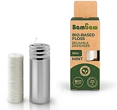 Mint Dental Floss - Bambaw Mint Dental Floss & Refillable Dispenser — photo N1
