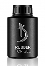 Nail Polish Top Coat - Kodi Professional Rubber Top Gel (jar) — photo N1