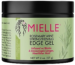 Fragrances, Perfumes, Cosmetics Firming Hair Gel - Mielle Organics Rosemary Mint Strengthening Edge Gel