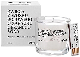 Mulled Wine Scented Candle - Auna Soya Candle Mulled Wine — photo N1