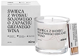 Fragrances, Perfumes, Cosmetics Mulled Wine Scented Candle - Auna Soya Candle Mulled Wine