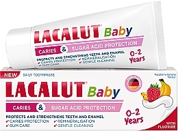Baby Toothpaste 'Anti-Caries & Sugar Acid Protection', 0-2 years - Lacalut Baby — photo N2