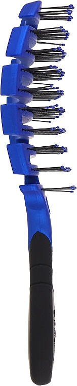 Quick Hair Dryer Brush with Soft Handle, blue - Wet Brush Pro Flex Dry Royal Blue — photo N2
