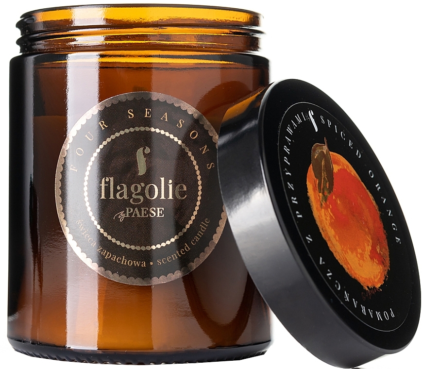 Scented Candle "Spiced Orange" - Flagolie Fragranced Candle Spiced Orange — photo N1