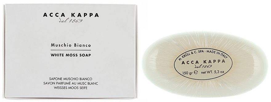 Soap for Body - Acca Kappa White Moss Vegetable Soap — photo N1