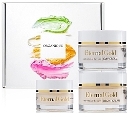 Fragrances, Perfumes, Cosmetics Elegant Gift Set - Organique Eternal Gold (f/cr/2x50ml + eye/cr/15ml)