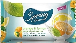 Fragrances, Perfumes, Cosmetics Moisturizing Soap 'Orange & Lemon' - Spring Blossom Orange & Lemon Moisturizing Bar Soap