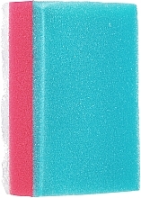 Rectangular Bath Sponge, blue-pink - Ewimark — photo N1