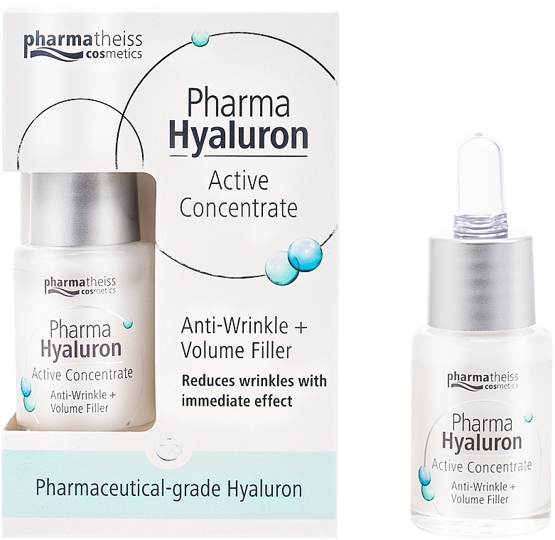 Active Hyaluron + Firmness Face Serum - Pharma Hyaluron Pharmatheiss Cosmetics Active Concentrate Anti-wrinkle + Volume Filler — photo N3