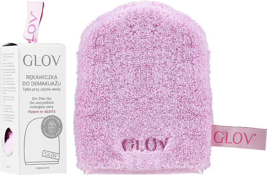GLOV - On-The-Go Makeup Removing Mitt, Cosy Rosie  — photo N3