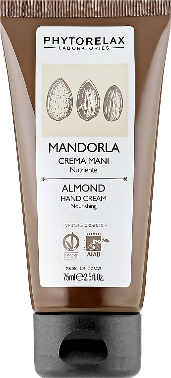 Moisturizing Hand & Nail Cream - Phytorelax Laboratories Almond Hand Cream — photo N1
