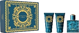 Fragrances, Perfumes, Cosmetics Versace Eros - Set (edt/50ml + sh/gel/50ml + ash/balm/50ml)