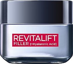 Hyaluronic Anti-Aging Day Filler - L'Oreal Paris Revitalift Filler Hyaluronic Acid Day Cream — photo N1