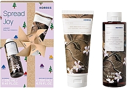 Fragrances, Perfumes, Cosmetics Set - Korres Jasmine Spread Joy (sh/gel/250ml + b/milk/200ml)