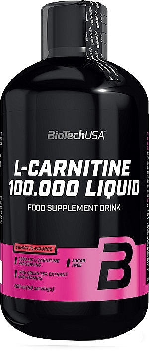 L-Carnitine Liquid Fat Burner 'Apple', 500 mg - BioTechUSA L-Carnitine Liquid — photo N1