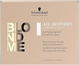 Fragrances, Perfumes, Cosmetics Vitamin C Concentrate for All Hair Types - Schwarzkopf Professional Blondme All Blondes Vitamin C Shot