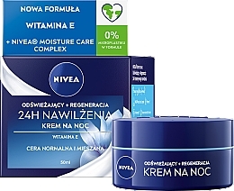 Regenerating Night Cream with Vitamin E - Nivea 24H Regenerating Night Cream With Vitamin E — photo N4