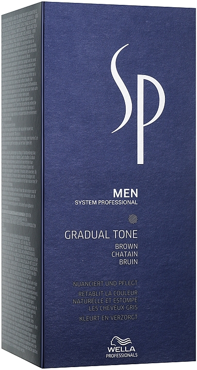 Set - Wella SP Men Gradual Tone Brown (hair/mousse/60ml + shmp/30)ml — photo N1