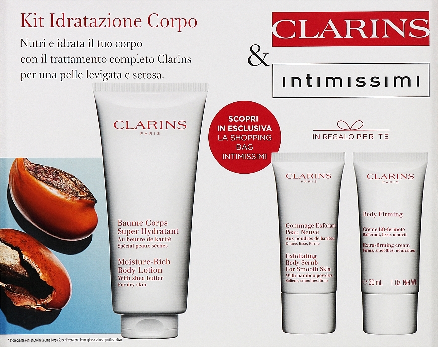 Set, 5 products - Clarins & Intimissimi — photo N1