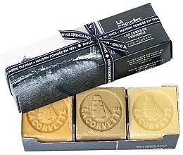 Fragrances, Perfumes, Cosmetics Set - La Corvette Provence Soap Gift Box (soap/3x100g)