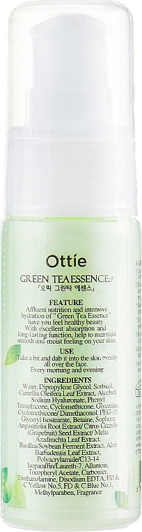 Green Tea Face Essence - Ottie Green Tea Essence — photo N2