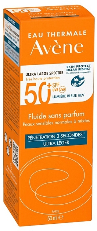 Fragrance-Free Sunscreen Fluid - Avene Eau Thermale Fragrance-Free Fluid SPF 50+ — photo N9