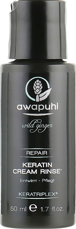 Repairing Keratin Conditioner - Paul Mitchell Awapuhi Wild Ginger Keratin Cream Rinse (мини) — photo N1