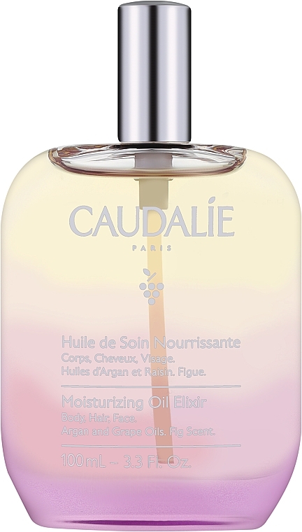 Moisturizing Body, Face & Hair Fig Elixir with Argan & Grape Seed Oils - Caudalie Moisturizing Oil Elixir — photo N2