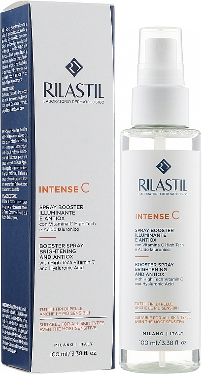 Antioxidant Brightening Spray Booster with Vitamin C - Rilastil Intense C Booster Spray — photo N2