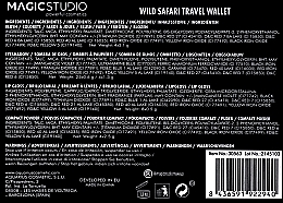 Makeup Palette - Magic Studio Wild Safari Makeup Set Travel Wallet — photo N3