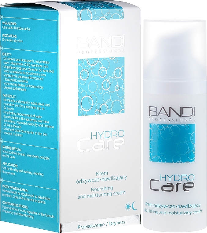 Nourishing and Moisturizing Face Cream - Bandi Professional Hydro Care Nourishing And Moisturizing Cream — photo N1