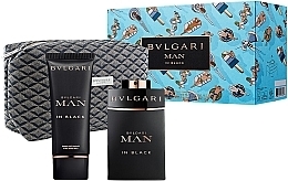 Fragrances, Perfumes, Cosmetics Bvlgari Man In Black - Set (edp/100ml + ash/balm/100ml + pouch)