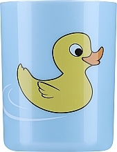 Fragrances, Perfumes, Cosmetics Kids Toothbrush Cup, 6022, blue with duck - Donegal