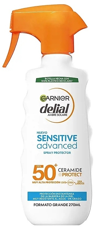 Sun Spray - Garnier Delial Sensitive Advanced Protector Spray SPF50+ Ceramide Protect — photo N3