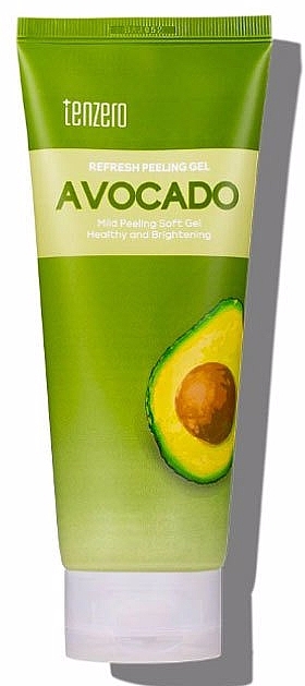 Face Peeling Gel with Avocado Extract - Tenzero Refresh Peeling Gel Avocado — photo N1