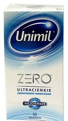 Condoms, 10 pcs - Unimil Zero — photo N1