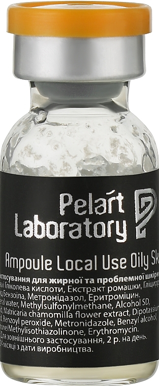 Spot Face Ampoule - Pelart Laboratory Ampoule Local Use Oily Skin — photo N1