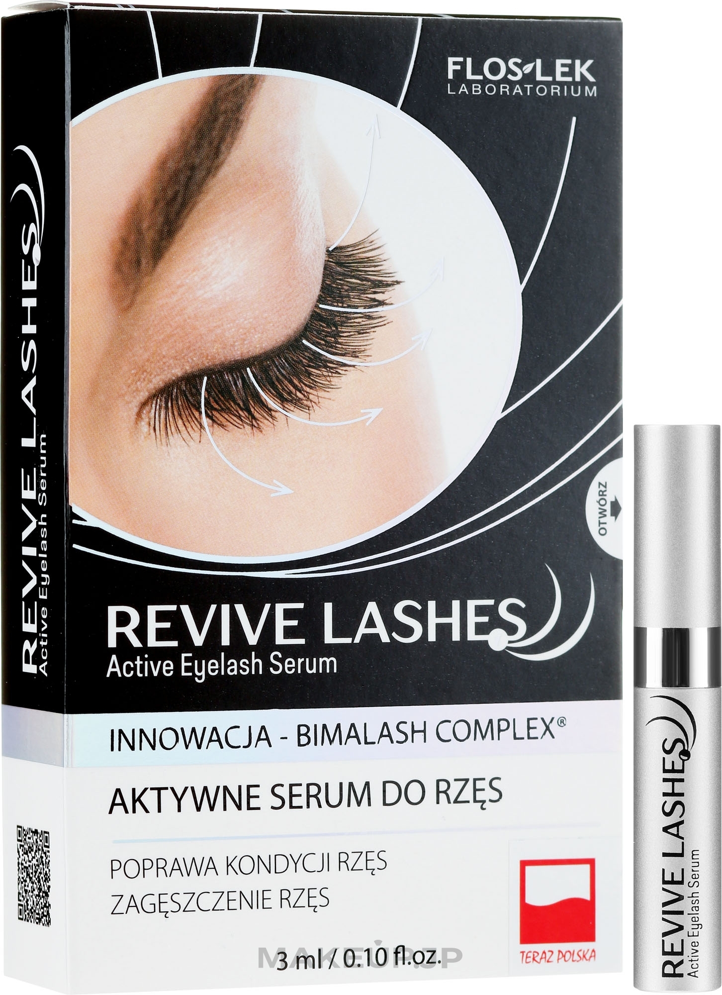 Lash Growth Serum - Floslek Revive Lashes Eyelash Enhancing Serum — photo 3 ml