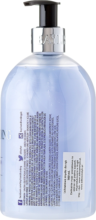 Hand Liquid Soap - Baylis & Harding French Lavender & Chamomile Hand Wash — photo N2